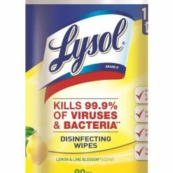 LYSOL All-Purpose Cleaners 80-Count Lemon Disinfectant Wipes All-Purpose Cleaner