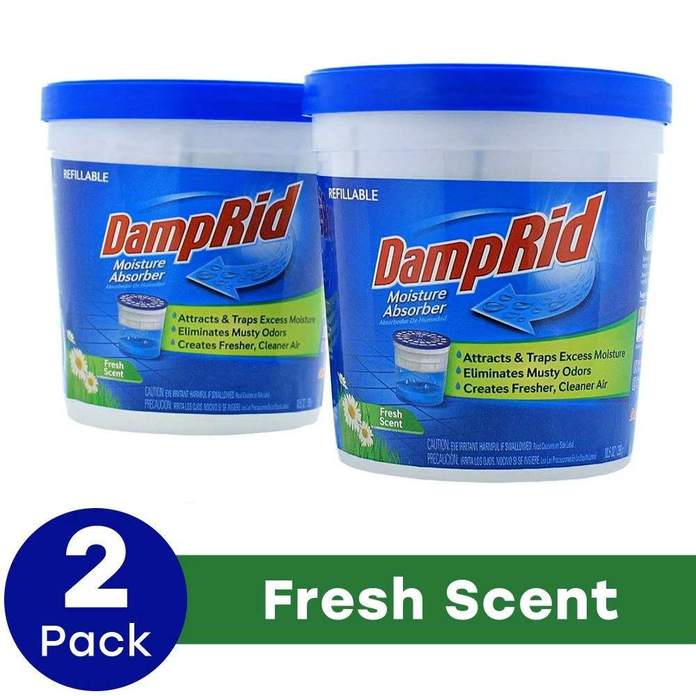 DampRid Moisture Absorbers 10.5-oz Fresh Bucket Moisture Absorber (2-Pack) 3 DampRid Moisture Absorbers 10.5-oz Fresh Bucket Moisture Absorber (2-Pack)