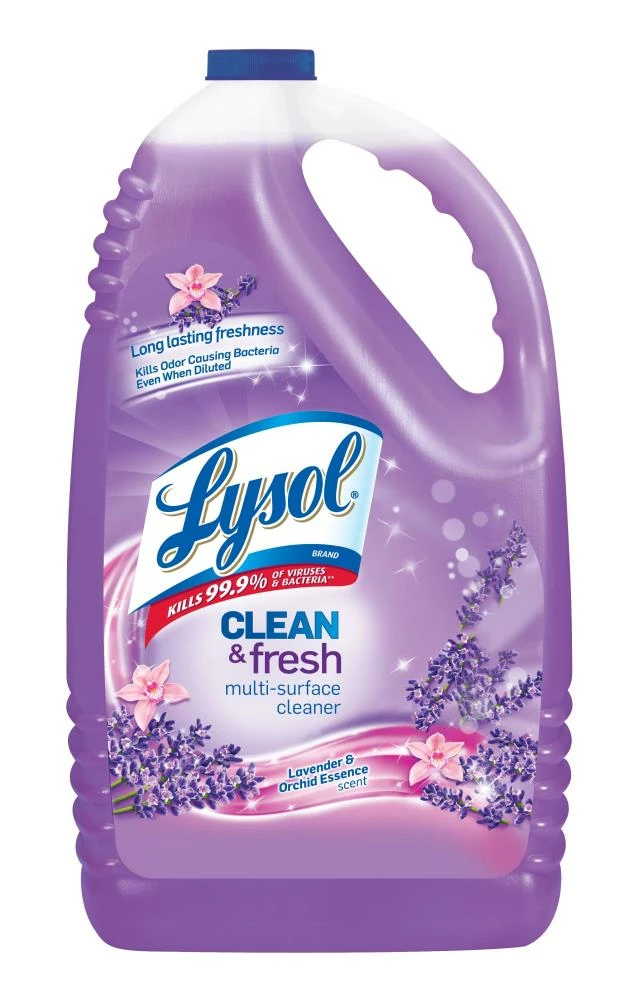 LYSOL All-Purpose Cleaners 144-oz Lavender and Orchid Disinfectant Liquid All-Purpose Cleaner 3 LYSOL All-Purpose Cleaners 144-oz Lavender and Orchid Disinfectant Liquid All-Purpose Cleaner