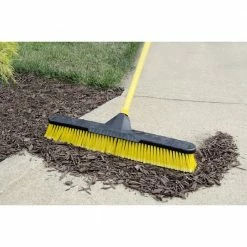 Quickie BULLDOZER Brooms 24-in Poly Fiber All-Purpose Push Broom 8 Quickie BULLDOZER Brooms 24-in Poly Fiber All-Purpose Push Broom -Swiffer Online Trade 04219709