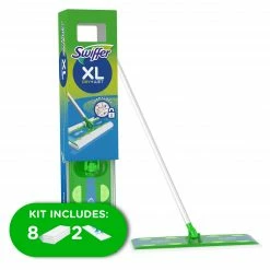 Swiffer Wet Mops Sweeper Dry and Wet XL Sweeping Kit Blend Non-Wringing Flat Wet Mop