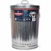 Behrens Trash Cans 20-Gallon Galvanized Steel Trash Can with Lid -Swiffer Online Trade 05120581