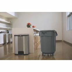 Rubbermaid Commercial Products Trash Can Dollies & Caddies 250-lb Black Plastic Trash Can Dolly -Swiffer Online Trade 05495209