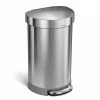 simplehuman Trash Cans 45-Liter Brushed Stainless Steel Steel Trash Can with Lid 1 simplehuman Trash Cans 45-Liter Brushed Stainless Steel Steel Trash Can with Lid -Swiffer Online Trade 05502098 scaled