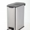 Style Selections Trash Cans 8-Liter Stainless Steel Steel Commercial Trash Can with Lid -Swiffer Online Trade 07656985 scaled
