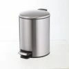 Style Selections Trash Cans 5-Liter Stainless Steel Steel Commercial Trash Can with Lid -Swiffer Online Trade 07656986 scaled
