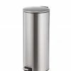 Style Selections Trash Cans 30-Liter Stainless Steel Steel Commercial Trash Can with Lid -Swiffer Online Trade 07656987 scaled