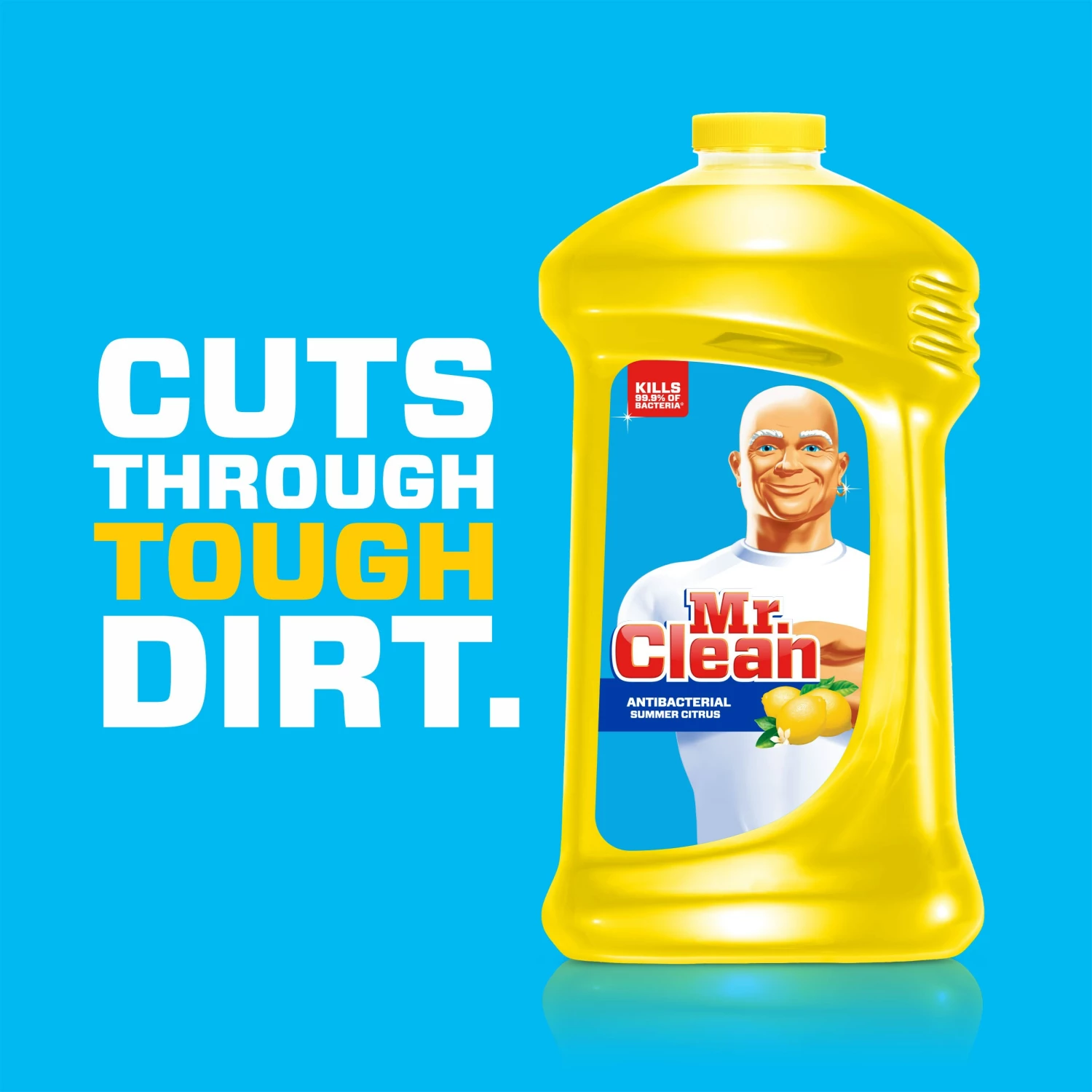 Mr. Clean All-Purpose Cleaners Antibacterial multi-surface 128-fl oz Summer Citrus Disinfectant Liquid All-Purpose Cleaner 5 Mr. Clean All-Purpose Cleaners Antibacterial multi-surface 128-fl oz Summer Citrus Disinfectant Liquid All-Purpose Cleaner - Image 4