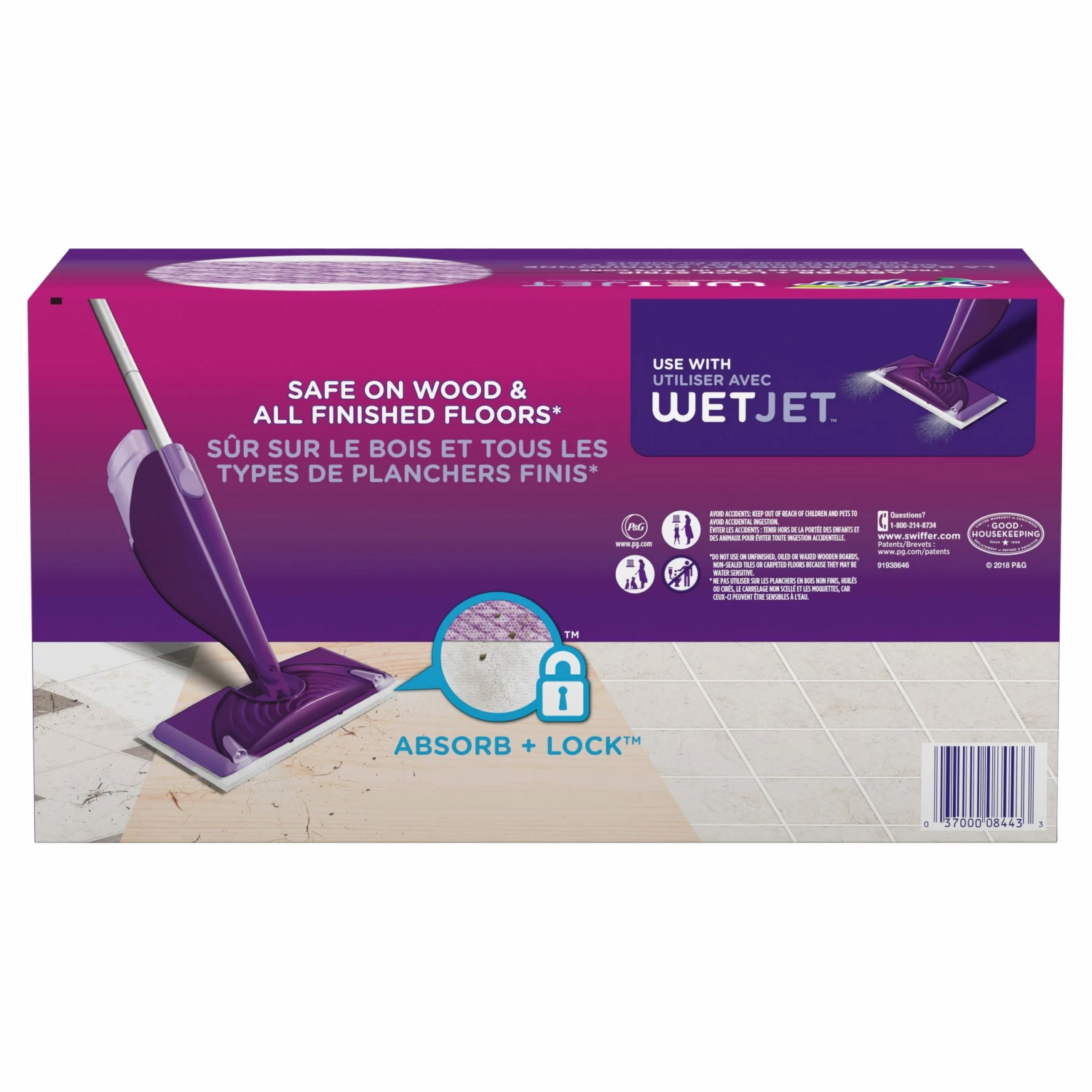 Swiffer Mop Refills & Replacement Heads WetJet Microfiber Refill (24-Pack) 4 Swiffer Mop Refills & Replacement Heads WetJet Microfiber Refill (24-Pack) - Image 2