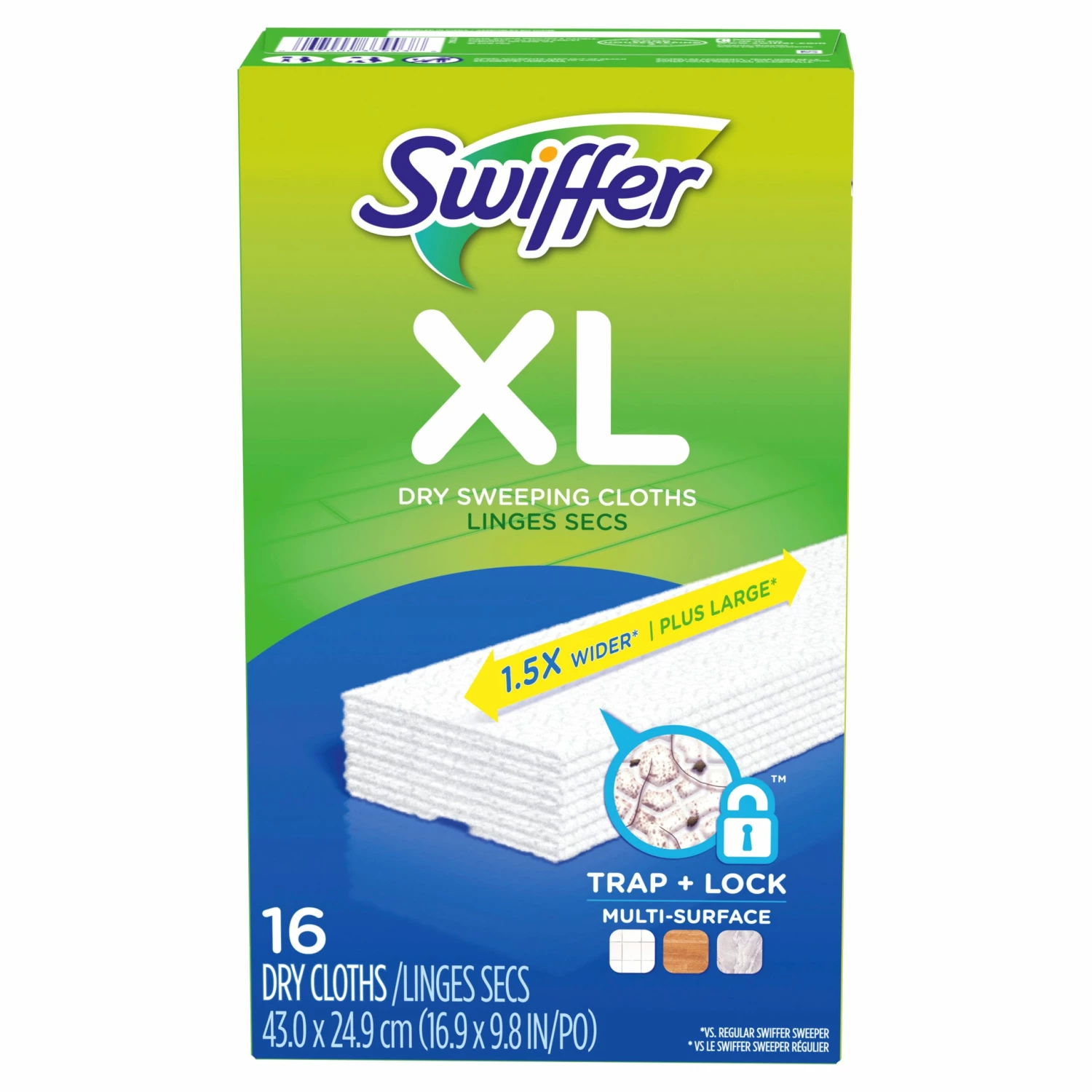 Swiffer Mop Refills & Replacement Heads Sweeper X-Large Dry Sweeping Cloths Microfiber Refill (16-Pack) 4 Swiffer Mop Refills & Replacement Heads Sweeper X-Large Dry Sweeping Cloths Microfiber Refill (16-Pack) - Image 2