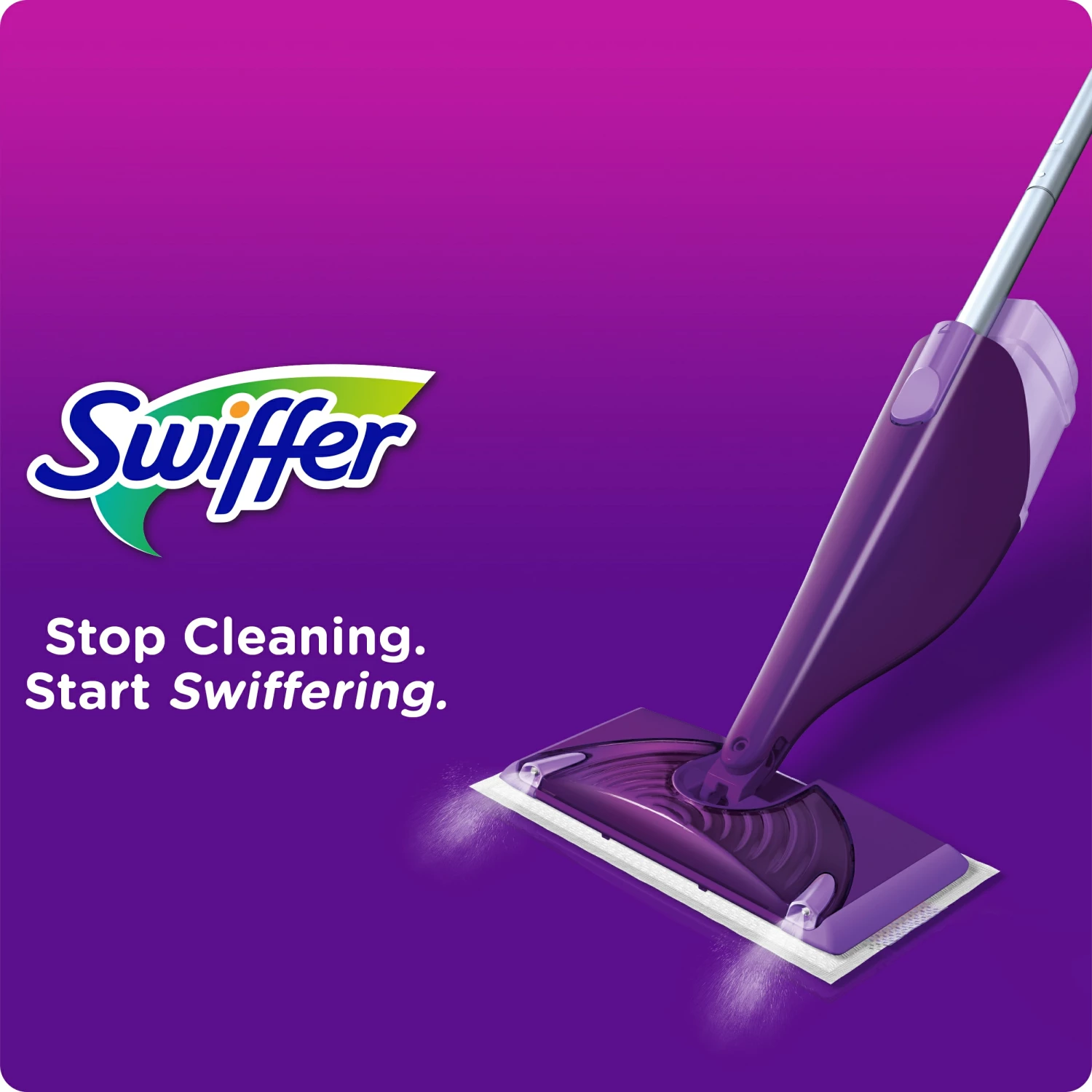 Swiffer Spray Mops WetJet Starter Kit Double Nozzle 16.9-fl oz Spray Mop 4 Swiffer Spray Mops WetJet Starter Kit Double Nozzle 16.9-fl oz Spray Mop - Image 2
