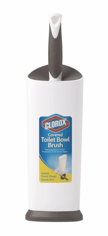 Clorox Toilet Brushes Poly Fiber Toilet Brush with Brush Holder 3 Clorox Toilet Brushes Poly Fiber Toilet Brush with Brush Holder