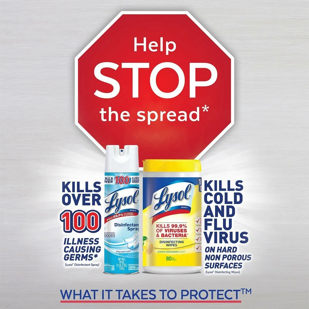 LYSOL All-Purpose Cleaners 80-Count Lemon Disinfectant Wipes All-Purpose Cleaner 6 LYSOL All-Purpose Cleaners 80-Count Lemon Disinfectant Wipes All-Purpose Cleaner - Image 4