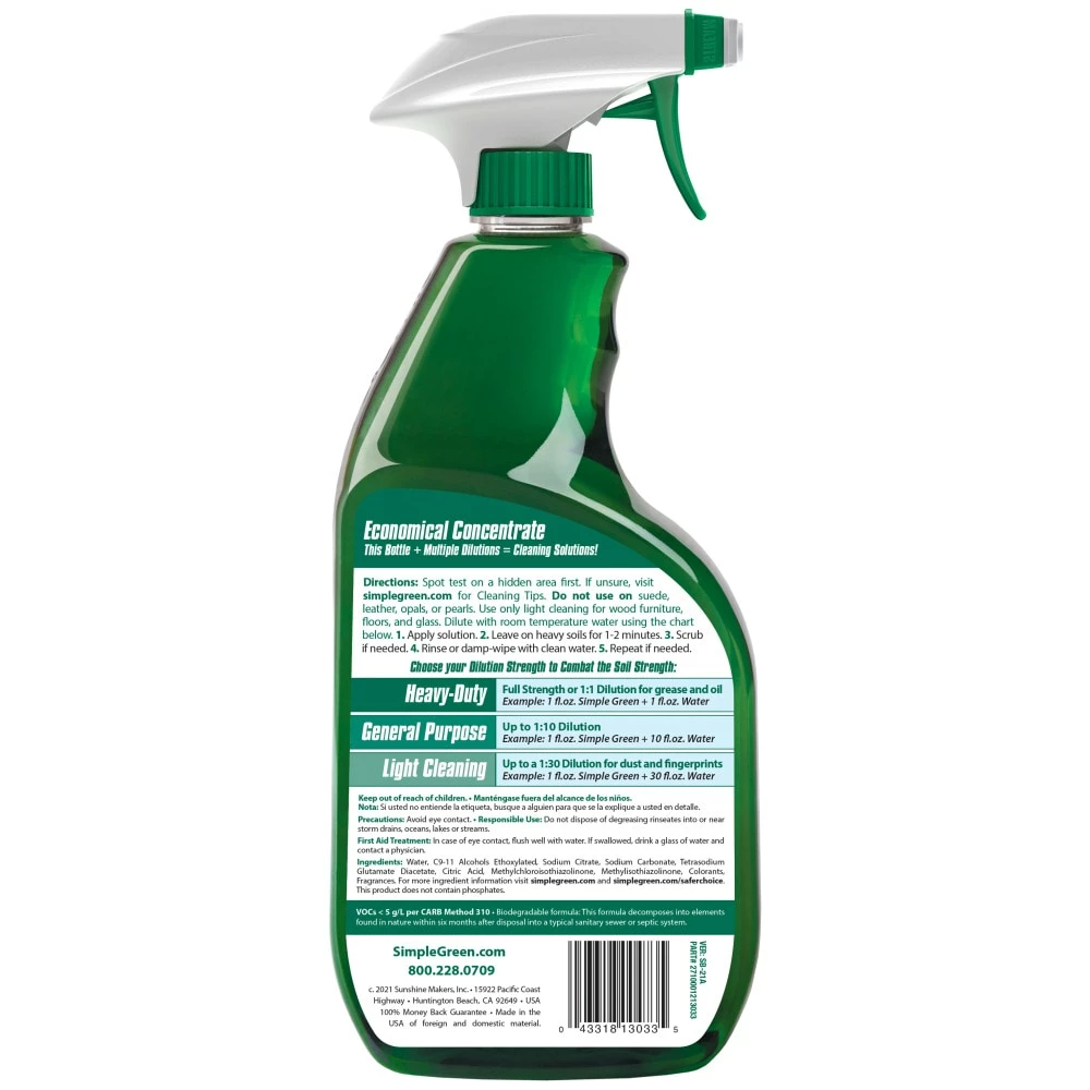 Simple Green All-Purpose Cleaners 32-fl oz Sassafras Liquid All-Purpose Cleaner 6 Simple Green All-Purpose Cleaners 32-fl oz Sassafras Liquid All-Purpose Cleaner - Image 4