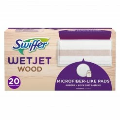 Swiffer Mop Refills & Replacement Heads WetJet wood Microfiber Refill (20-Pack)