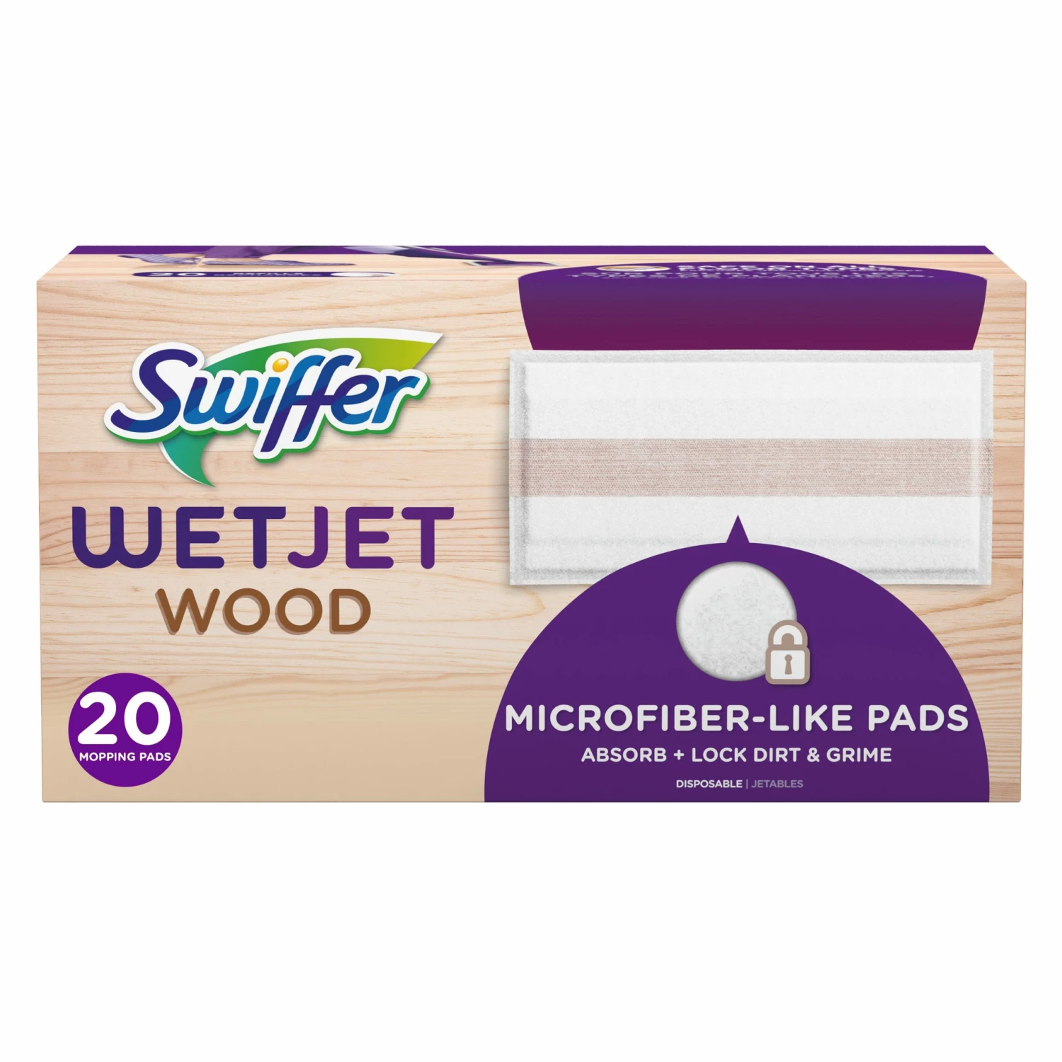 Swiffer Mop Refills & Replacement Heads WetJet wood Microfiber Refill (20-Pack) 3 Swiffer Mop Refills & Replacement Heads WetJet wood Microfiber Refill (20-Pack)