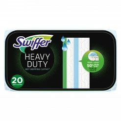 Swiffer Mop Refills & Replacement Heads Sweeper Heavy Duty Multi Surface Wet Cloth Microfiber Refill (20-Pack)