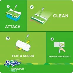 Swiffer Mop Refills & Replacement Heads Sweeper Wet Fresh Scent Microfiber Refill (24-Pack) 18 Swiffer Mop Refills & Replacement Heads Sweeper Wet Fresh Scent Microfiber Refill (24-Pack) -Swiffer Online Trade 09399688