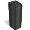iTouchless Trash Cans 14-Gallon Black Stainless Metal Touchless Trash Can with Lid -Swiffer Online Trade 10421216