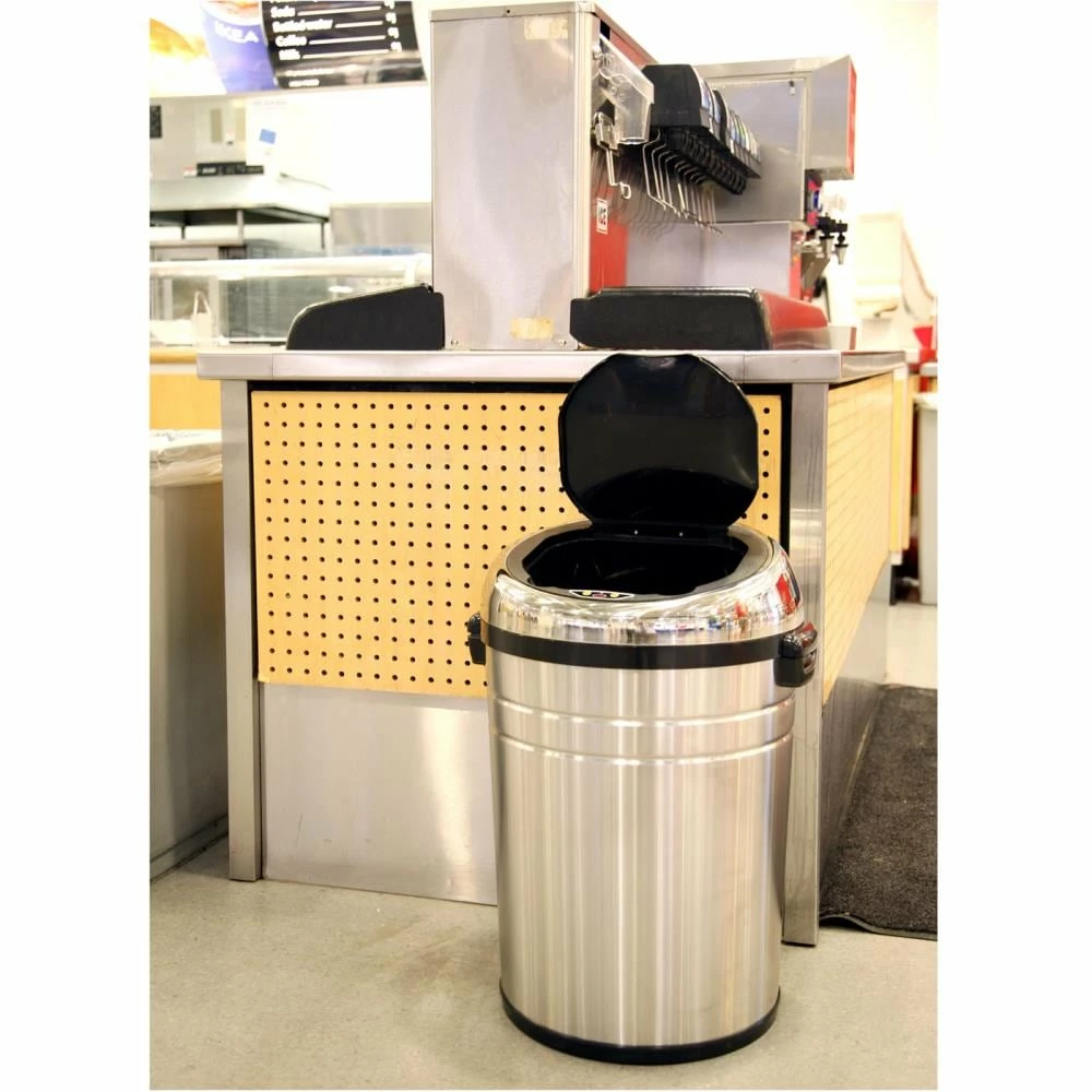 iTouchless Trash Cans 18-Gallon Stainless Steel Metal Touchless Trash Can with Lid 5 iTouchless Trash Cans 18-Gallon Stainless Steel Metal Touchless Trash Can with Lid - Image 3