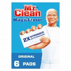 Mr. Clean Sponges & Scouring Pads Magic Eraser Original 2x Stronger with Durafoam 6-Pack Melamine Sponge