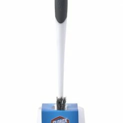 Clorox Toilet Brushes Poly Fiber Toilet Brush with Brush Holder