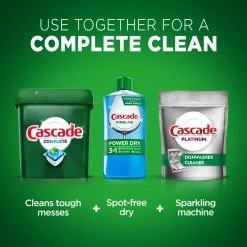 Cascade Complete ActionPacs 78-Count Fresh Dishwasher Detergent 15 Cascade Complete ActionPacs 78-Count Fresh Dishwasher Detergent -Swiffer Online Trade 10447983