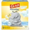 Glad Trash Bags 100-Pack 13-Gallon Fresh Clean Gray Plastic Kitchen Trash Bag 2 Glad Trash Bags 100-Pack 13-Gallon Fresh Clean Gray Plastic Kitchen Trash Bag -Swiffer Online Trade 10484008 scaled