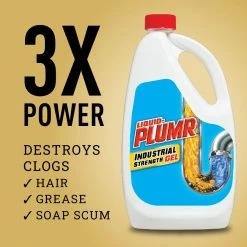 Liquid-Plumr Drain Cleaners Industrial Strength 128-fl oz Drain Cleaner 11 Liquid-Plumr Drain Cleaners Industrial Strength 128-fl oz Drain Cleaner -Swiffer Online Trade 10608221