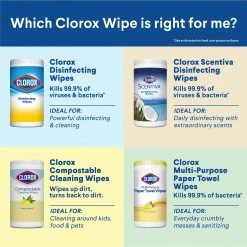 Clorox All-Purpose Cleaners 3-Pack 225-Count Crisp Lemon and Fresh Scent Disinfectant Wipes All-Purpose Cleaner -Swiffer Online Trade 10608666
