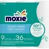 MOXIE 9 Mega Roll Toilet Paper 9-Pack Toilet Paper -Swiffer Online Trade 10945899
