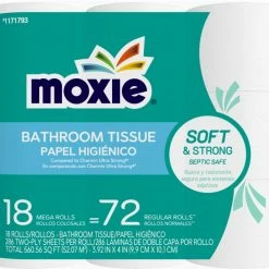 MOXIE 18 Mega Roll Toilet Paper 18-Pack Toilet Paper