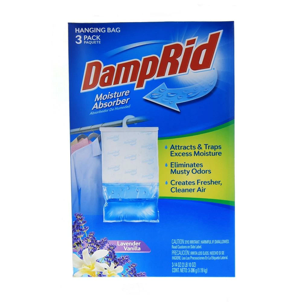 DampRid Moisture Absorbers 42-oz Lavender Vanilla Hanging Moisture Absorber 5 DampRid Moisture Absorbers 42-oz Lavender Vanilla Hanging Moisture Absorber - Image 3