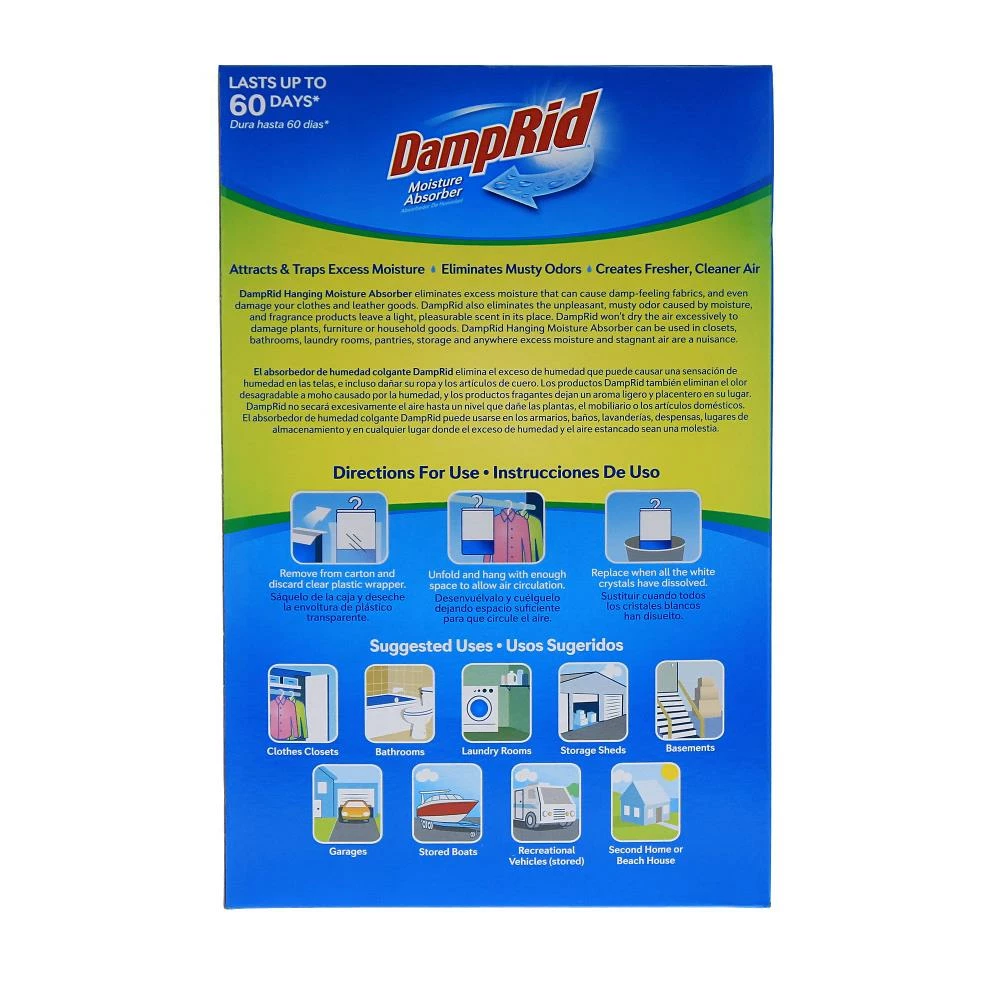 DampRid Moisture Absorbers 42-oz Lavender Vanilla Hanging Moisture Absorber 6 DampRid Moisture Absorbers 42-oz Lavender Vanilla Hanging Moisture Absorber - Image 4