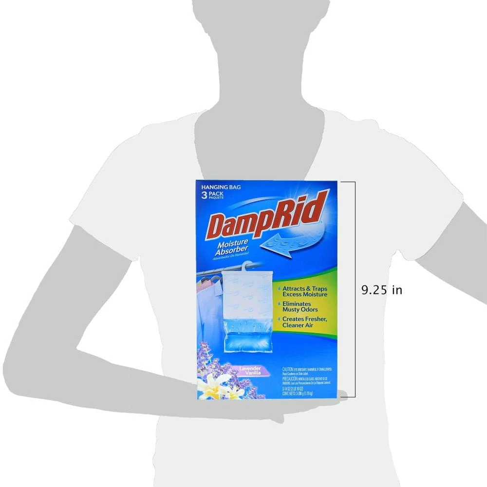 DampRid Moisture Absorbers 42-oz Lavender Vanilla Hanging Moisture Absorber 10 DampRid Moisture Absorbers 42-oz Lavender Vanilla Hanging Moisture Absorber - Image 8