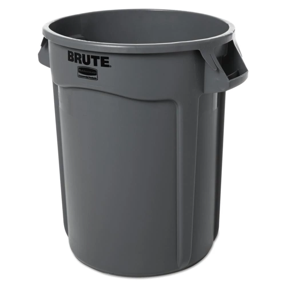 Rubbermaid Commercial Products Trash Cans 32-Gallon Gray Plastic Touchless Trash Can 3 Rubbermaid Commercial Products Trash Cans 32-Gallon Gray Plastic Touchless Trash Can