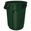 Rubbermaid Commercial Products Trash Cans 32-Gallon Dark Green Plastic Commercial Touchless Trash Can