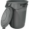 Rubbermaid Commercial Products Trash Cans Brute 44-Gallon Gray Plastic Trash Can with Lid 2 Rubbermaid Commercial Products Trash Cans Brute 44-Gallon Gray Plastic Trash Can with Lid -Swiffer Online Trade 14495342 scaled