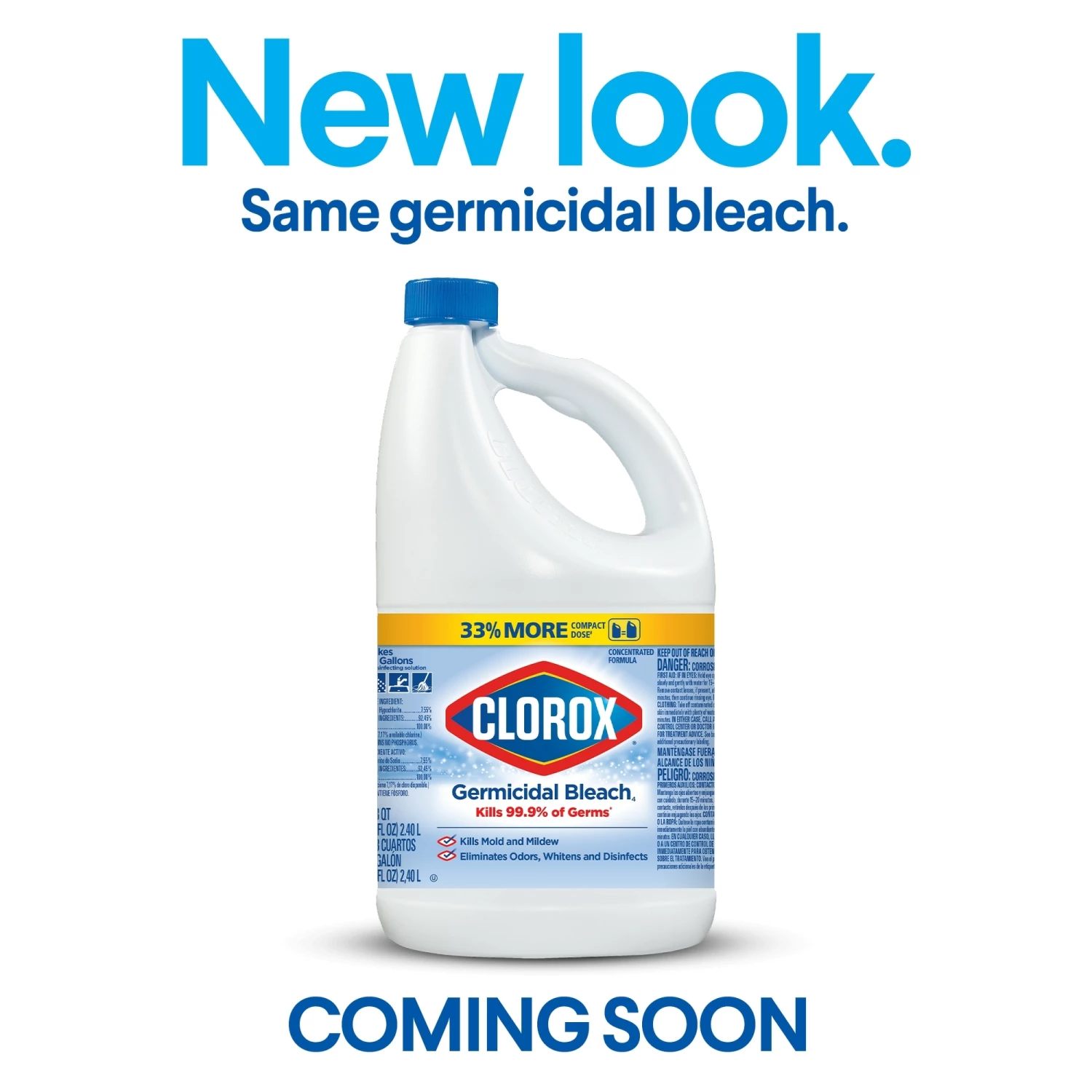 Clorox Germicidal Bleach, Regular- 81-oz Bottle 4 Clorox Germicidal Bleach, Regular- 81-oz Bottle - Image 2