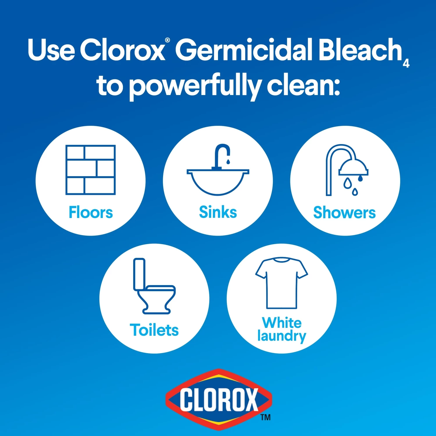 Clorox Germicidal Bleach, Regular- 81-oz Bottle 10 Clorox Germicidal Bleach, Regular- 81-oz Bottle - Image 8