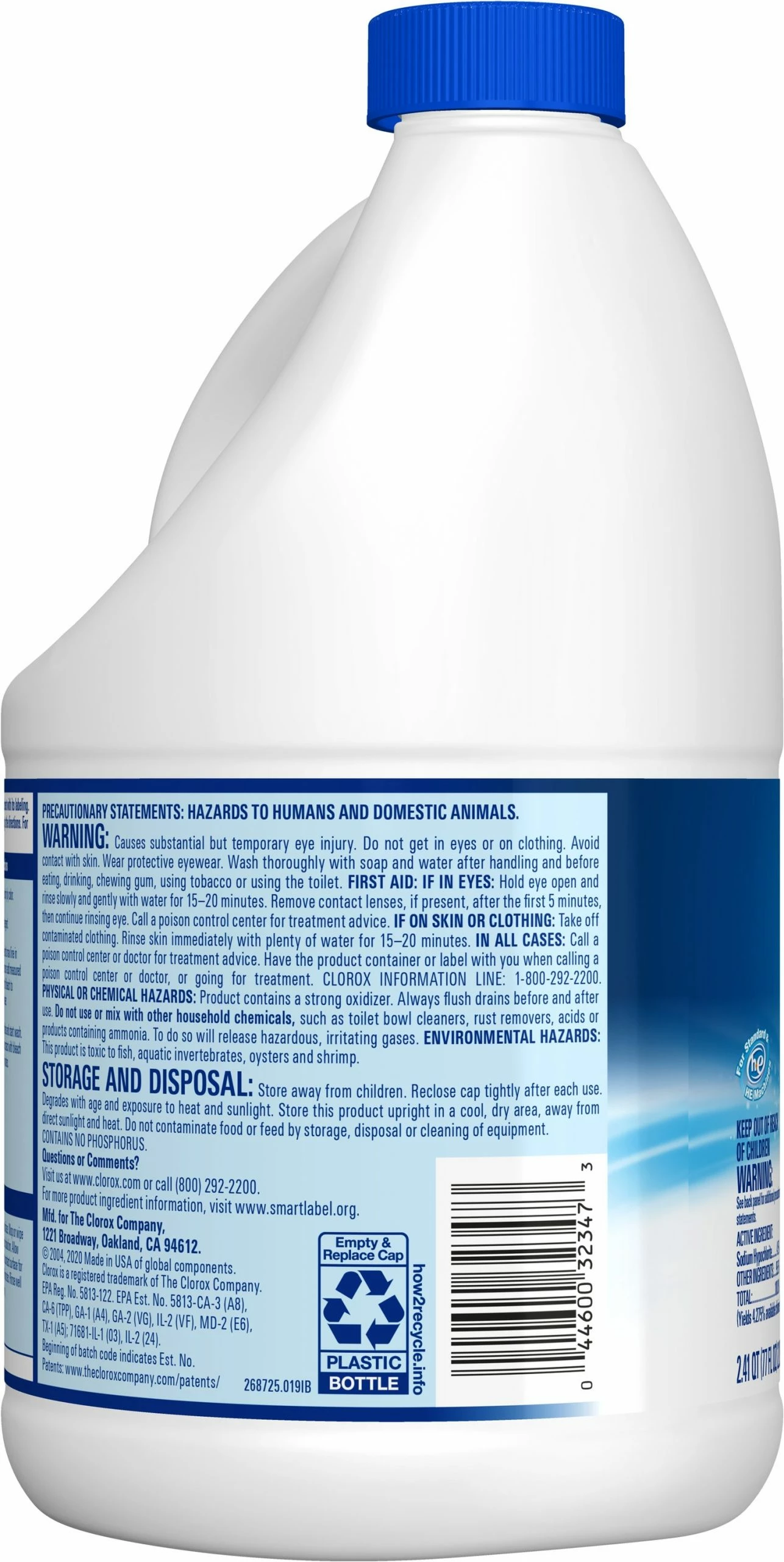 Clorox Splash-Less Liquid Bleach, Regular 77-oz Bottle 3 Clorox Splash-Less Liquid Bleach, Regular 77-oz Bottle - Image 2