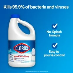 Clorox Splash-Less Liquid Bleach, Regular 77-oz Bottle 17 Clorox Splash-Less Liquid Bleach, Regular 77-oz Bottle -Swiffer Online Trade 14639458