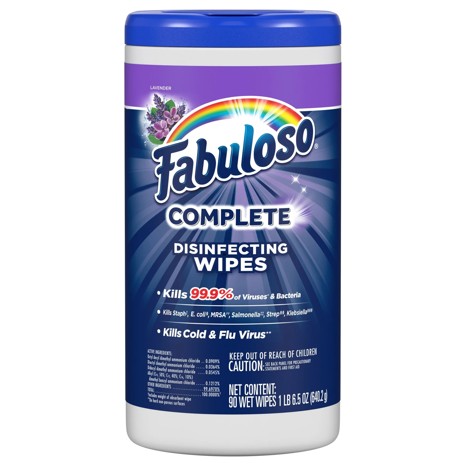 Fabuloso All-Purpose Cleaners Disinfecting 90-Count Lavender Disinfectant Wipes All-Purpose Cleaner 3 Fabuloso All-Purpose Cleaners Disinfecting 90-Count Lavender Disinfectant Wipes All-Purpose Cleaner