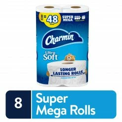 Charmin Ultra Soft Super Mega 8-Pack Toilet Paper