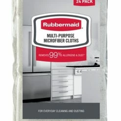 Rubbermaid Cleaning Cloths 24-Pack Microfiber Cloth