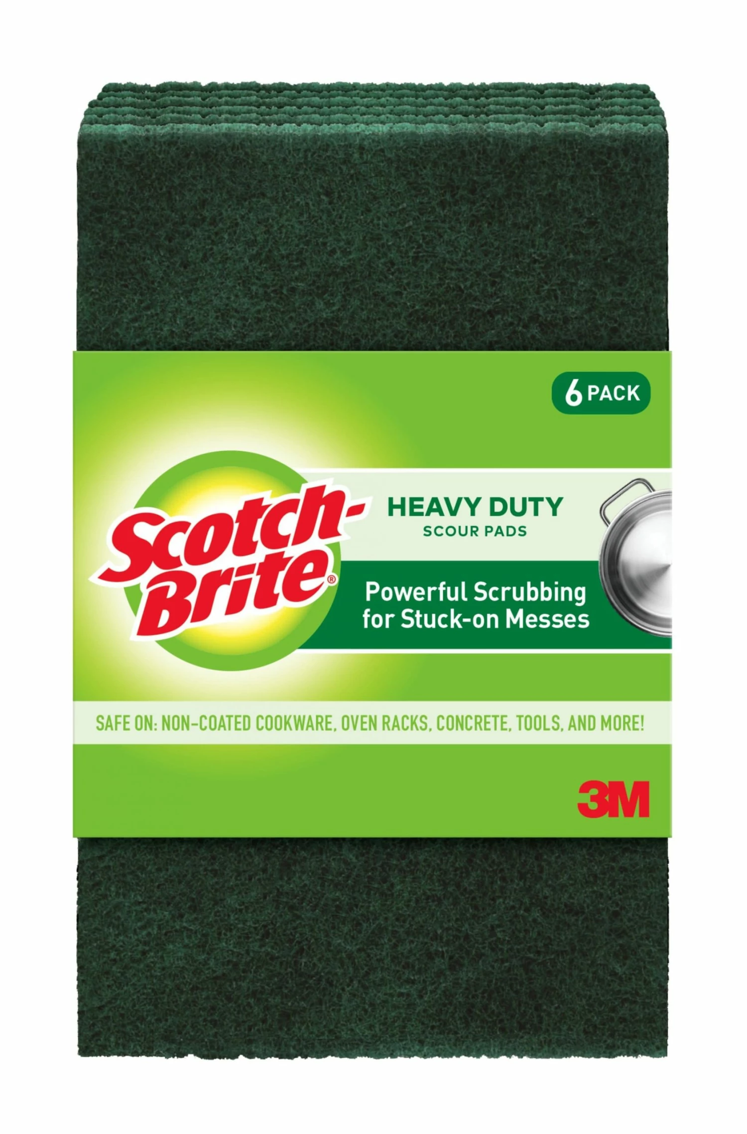 Scotch-Brite Sponges & Scouring Pads Heavy Duty 6-Pack Poly Fiber Scouring Pad 3 Scotch-Brite Sponges & Scouring Pads Heavy Duty 6-Pack Poly Fiber Scouring Pad