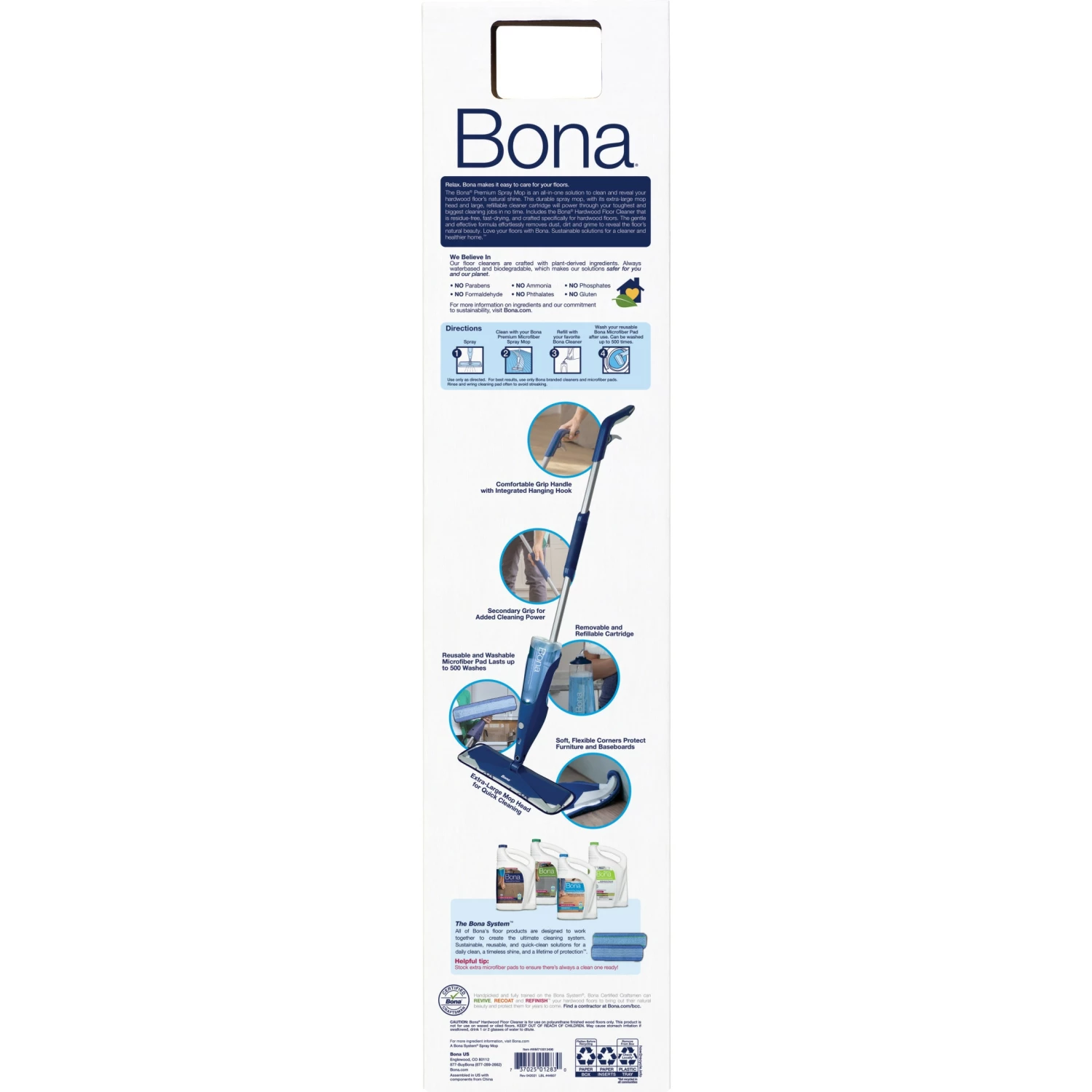 Bona Spray Mops Single Nozzle 34-fl oz Spray Mop 8 Bona Spray Mops Single Nozzle 34-fl oz Spray Mop - Image 6