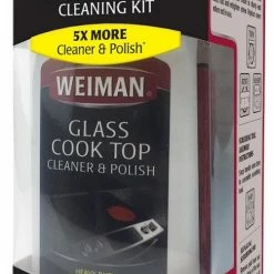 Weiman Products Cooktop Cleaners Complete Cook Top Cleaning Kit with 10 -oz Cream