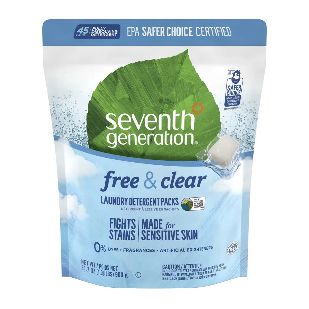 Seventh Generation 45-Count Unscented HE Laundry Detergent 3 Seventh Generation 45-Count Unscented HE Laundry Detergent