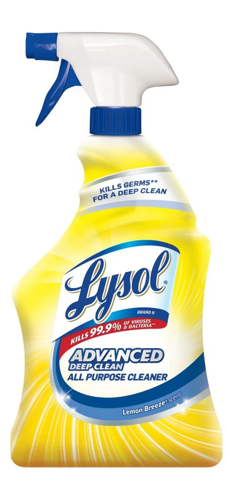 LYSOL All-Purpose Cleaners Advanced 32-fl oz Lemon Disinfectant Liquid All-Purpose Cleaner 3 LYSOL All-Purpose Cleaners Advanced 32-fl oz Lemon Disinfectant Liquid All-Purpose Cleaner